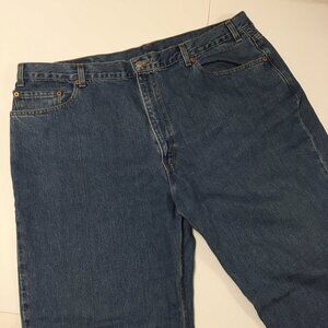 Levi's 550 Jeans Relaxed Fit 44 x 30 Med. Blue  Vintage 2002 Casual Work Denim